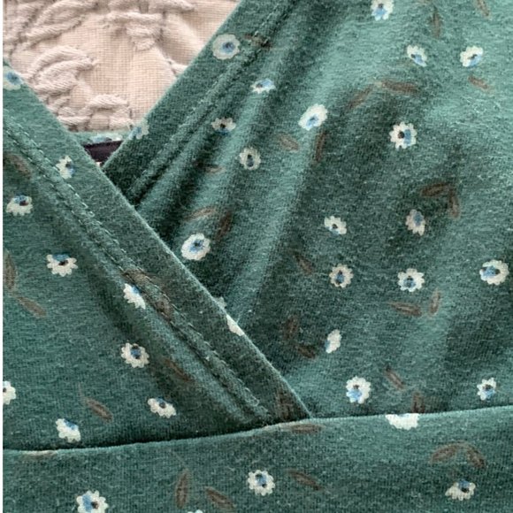 Brandy Melville Green Polka Dot Mini Dress - Picture 4 of 5